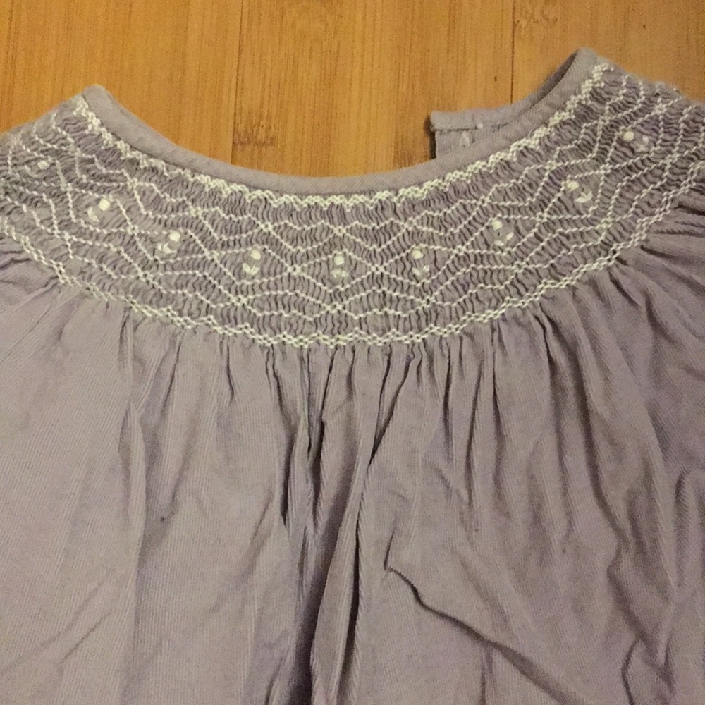 Strasburg Purple Smocked dress